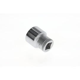 GEDORE Socket Spanner Insert, 1/2 Inch 12.5 mm Drive, 12-Point, 24 mm Width, Tool, D 19 24, Chrome-Plated Steel
