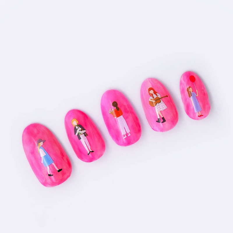 TSUMEKIRA Nail Stickers flicka nail arts design, 4 seasons GIRLS,