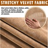 Stretch Armrest Covers Velvet Arm Covers for Chairs Couch Sofa