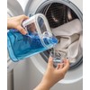 ZNZNANG 2PCS Laundry Detergent Dispenser,1200ml Softener Laundry Detergent Bottle,Beads Container
