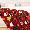 Christmas Throw Blanket, 60x80 Christmas Tree Super Soft Soft Fleece