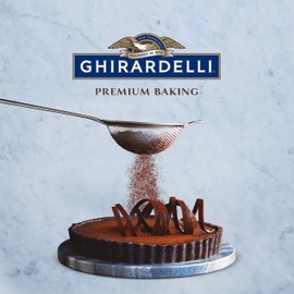 GHIRARDELLI Premium Baking Cocoa 100% Unsweetened Cocoa Powder, 8 OZ Bag