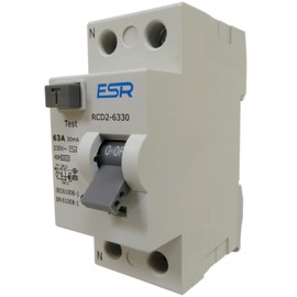 63A 30mA RCD Double Pole RCCB Trip Switch for DIN Rail 2 Module (63 Amp 30mA)