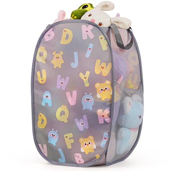 Collapsible Pop Up Hamper for Baby Clothes or Toys Storage,