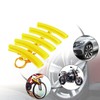 TKSE Rim Edge Tire Guard,Car Tire Rim Protector,5Pcs Motorcycle Wheel