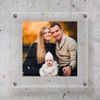 Wall Mounted Double Perspex Clear Acrylic Frame with Spacers for
