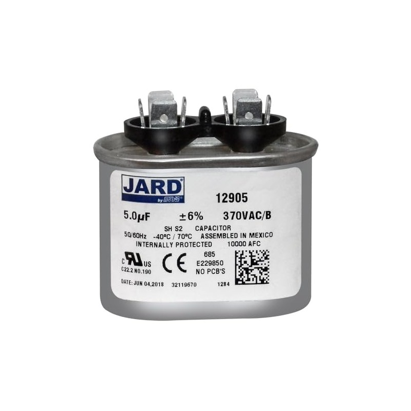 MARS - Motors & Armatures 12905 370V Oval 5 Micro-Farads