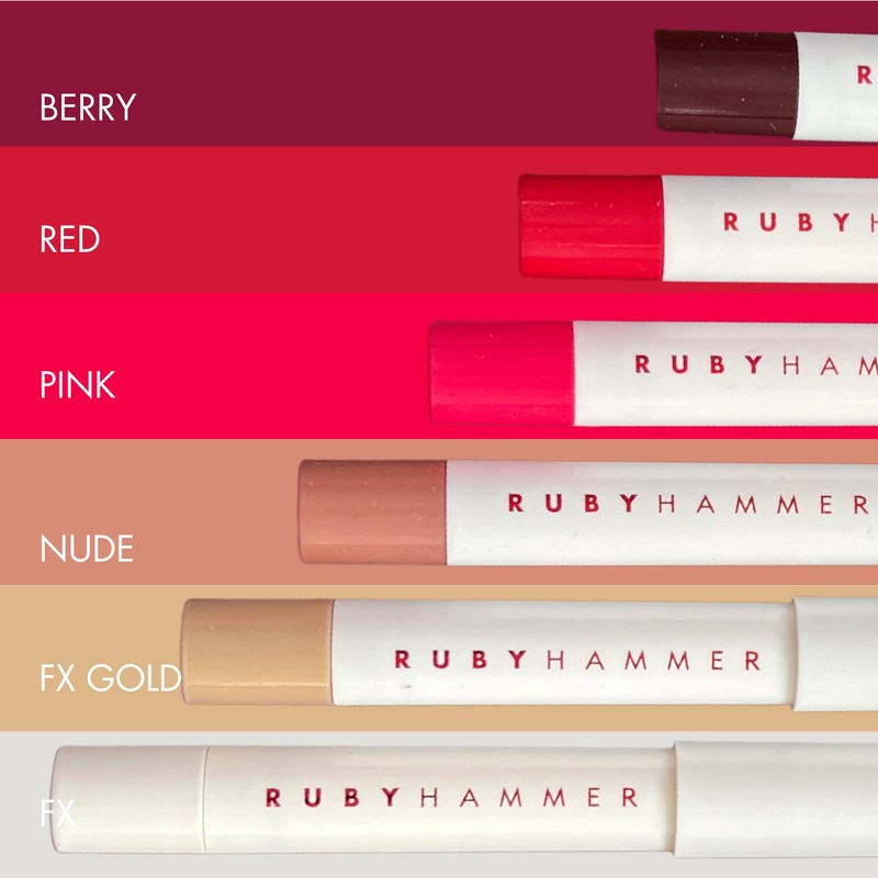 Ruby Hammer Lip Serum Balm - Berry - Smooth &
