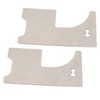 2 PCS Firefighter Door Opener Tool 0.7mm Thick Multifunctional Stainless