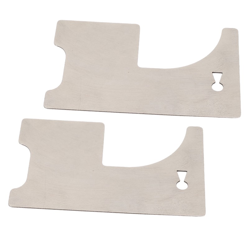 2 PCS Firefighter Door Opener Tool 0.7mm Thick Multifunctional Stainless
