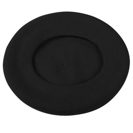 TRIXES French Beret Black Fancy Dress Theme Hat