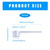 Bojueshaw 5pcs Protein Scoop Set,5g Plastic Measuring Scoops,Transparent Dosing Spoon