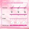 ROSE GIRL Ultra Wispy Lashes Volume Fan-Individual Lashes Fake Eyelashes