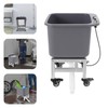 CUBELLIN Floor Mop Sink Plastic Utility Sink with One-Touch Drain