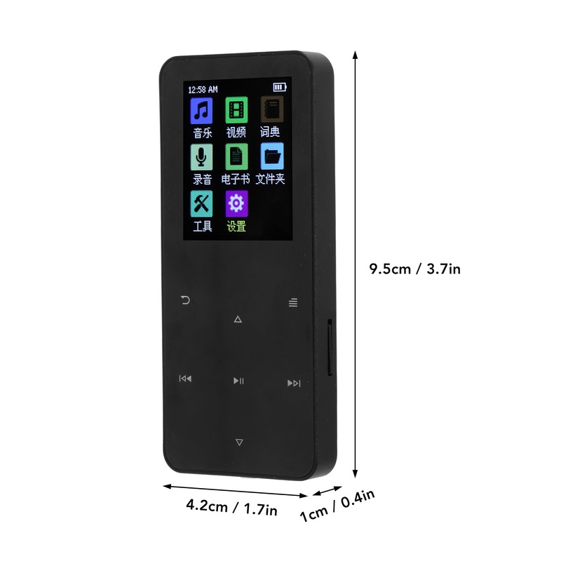 MP3 Player Portable Bluetooth MP3 Player HiFi Music Player with