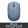 Logicool M171rBG Wireless Mouse, Wireless Mouse, Small, Lightweight, Symmetrical, Small,