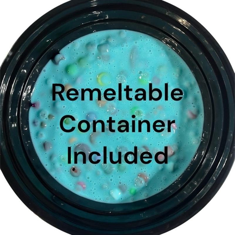 REMELTABLE Picking Pals Circles filled with beads Acrylic:_Small Green Circle/Green