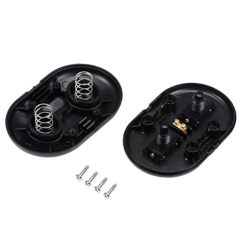 sourcing map Inline Foot Pedal Push Lamp Switch, 2 Buttons