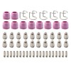 XUQXUQ AG60 WSD60 SG55 Nozzle Electrode Cup Spring 55PCS Plasma