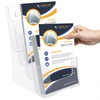 BELLE VOUS Multi-Tier Acrylic Literature Holder - 4 x A5