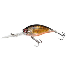 Yo-Zuri 3DB Deep Crank Floating Diver Lure, Prism Gold Black, 2-3/4-Inch