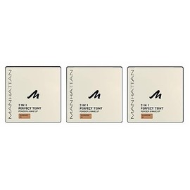 Manhattan Perfect Teint Powder & Makeup, Sunbeige 21, Pack of 3 (3 x 9 g)
