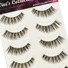 Vivis False Eyelashes, 5 Pairs 3D Eyelashes Natural Faux Mink