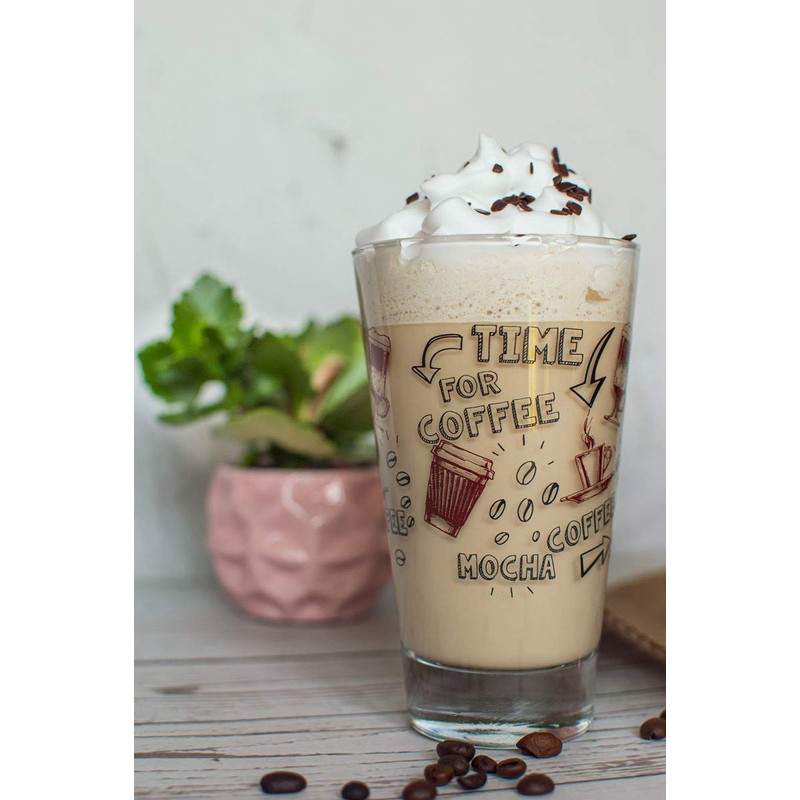 Sendez 6 Latte Macchiato Glasses 310 ml Coffee Glasses Drinking