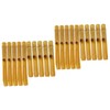 20 Pcs Bamboo Wind Chimes Fittings Decked Accessories Decorating Tools
