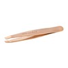 TWEEZERMAN 1252-RSGR Mini Version Tweezers with Hand-Finished Slanted Tip for