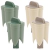 4 PCS Pepper Corer, Upgrade 2 in 1 Pepper Seed