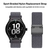 WOCCI 20mm Braided Nylon Watch Bands for Men and Women,