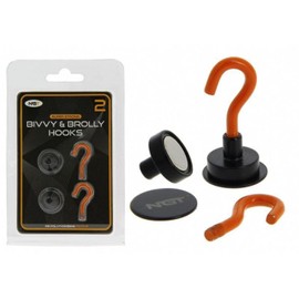 NGT Magnetic BIVVY Hooks with Backing Plate CARP Fishing Tackle SHELTER Hooks 2 Pack