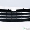 Glossy Black Horizontal Front Hood Bumper Grill Grille Guard ABS