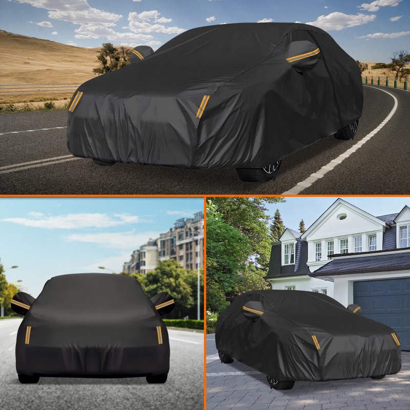 NEVERLAND Full Car Cover Waterproof All Weather UV Resistent Snow