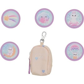 Beckmann, Mini Backpack with Buttons, Velcro, Primary School, 1st Class Accessories, Yellow Heart