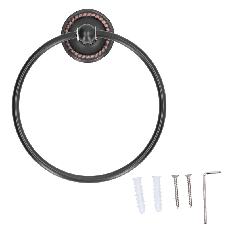 Bathroom Towel Ring Brass Wall Mounted Antique Towel Holder Toilet
