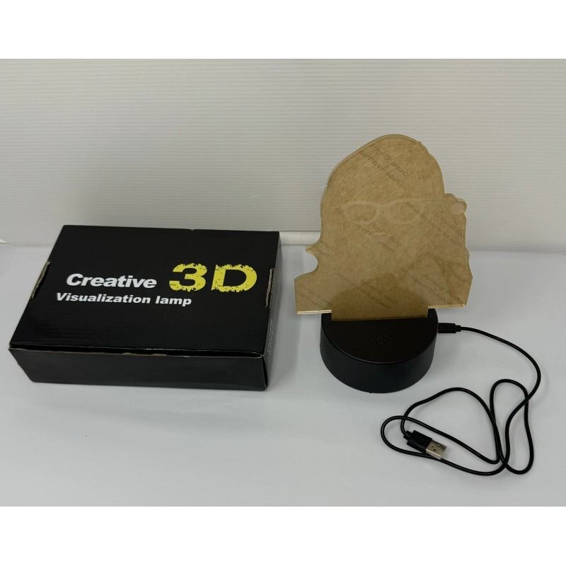 3D Creative Taylor 3D Creative Visualization Lamp With 7 Colors