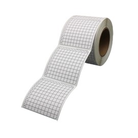 Geyer Instructional Products - 3.75" x 3.75" Graph Paper Multiplication Table Stickers, Student Practice for Times Table Numbers 1-10, 10 Squares x 10 Squares, Roll of 500 Stickers