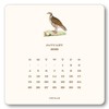 SHADE TREE GREETINGS Upland Birds 2026 Desk Calendar with Easel