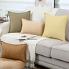 Madizz Set of 2 Linen Cushion Covers 20x20 inch, 50x50