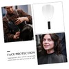 Baluue 4Pcs Hairdressing Shield Portable Mask for Hair Cutting Slip