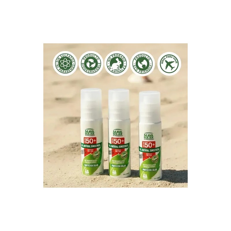 3 Pack 75ml Cu Protector Solar Maya Solar Fps50 Para