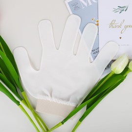 Deep Exfoliating Silk Glove for Shower or Skincare Routine Scrub Gently Remove Dead Skin on Face or Body Reveal Smooth Radiant Skin