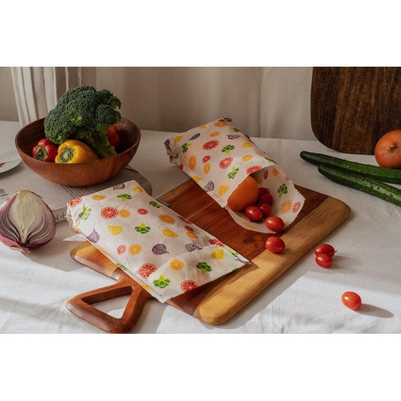 Nuts Beeswax Lunch Bag 18 x 26 cm | Sandwich