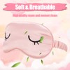 loraleo 2Pcs Kids Sleep Covers Silk Eye Cover for Kids