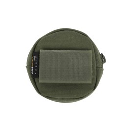 Tasmanian Tiger TT Tac Pouch Round VL Write-On Backpack Additional Pockets Organiser Round with Velcro Back 8 x 8 x 2 cm (Olive)