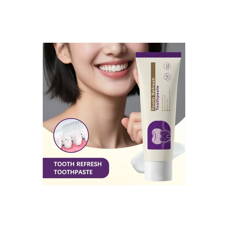 2pcs Tooth Refresh Toothpaste, Fresh Breath Toothpaste,
