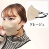 iiもの本舗 (イイモノホンポ) 3D立体マスク スマートタイプ バイカラー グレージュ ふつうサイズ 30枚入