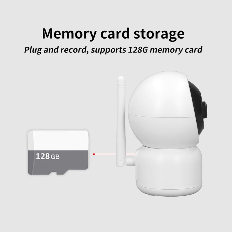 Security Camera WiFi Indoor 2 Way Audio Infrared Night Vision